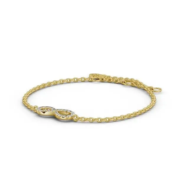 0.18CTW Infinity Lab Grown Diamond Bracelet