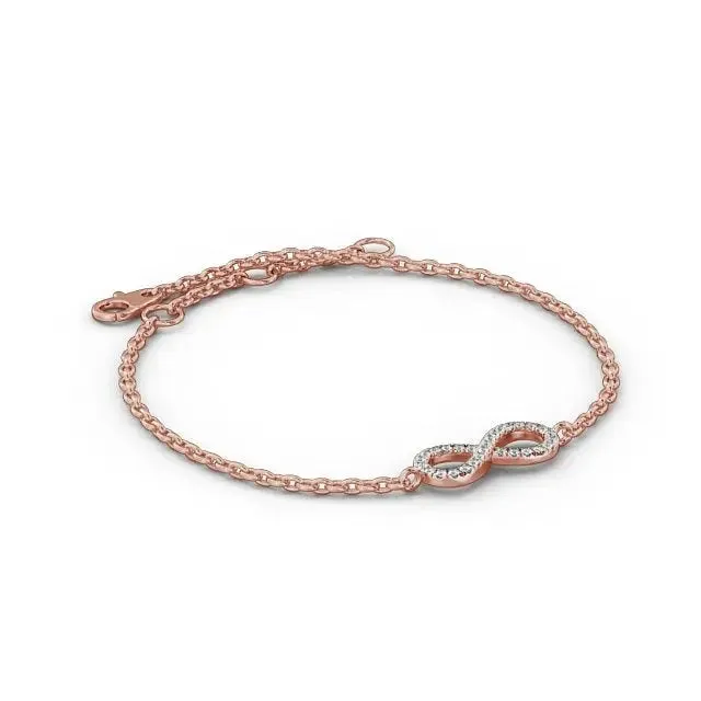 0.18CTW Infinity Lab Grown Diamond Bracelet