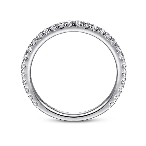 14K White Gold Stackable Diamond Ring