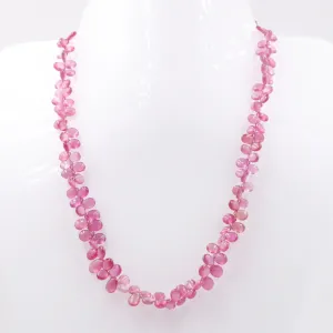 14KY Pink Sapphire Necklace 14KY Necklace Gemstone Necklace Sapphire Necklace Pink Sapphire Drop Necklace SKU 6143142