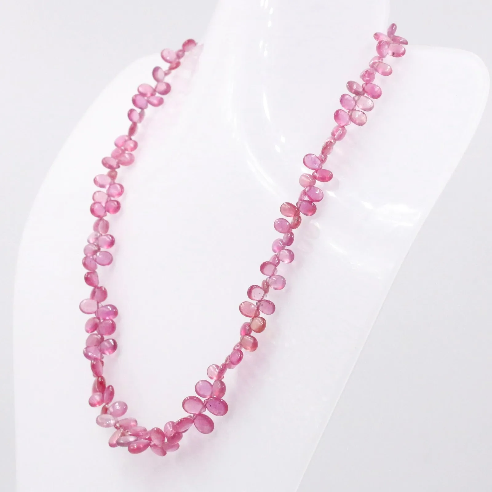 14KY Pink Sapphire Necklace 14KY Necklace Gemstone Necklace Sapphire Necklace Pink Sapphire Drop Necklace SKU 6143142