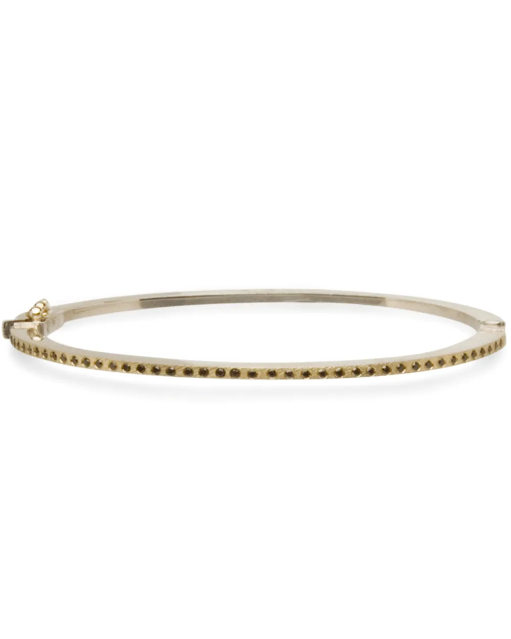 18k Yellow Gold Diamond Bangle Bracelet