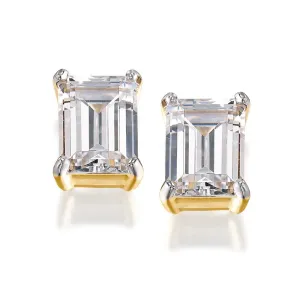 2 ct. t.w. Emerald Cut Earrings