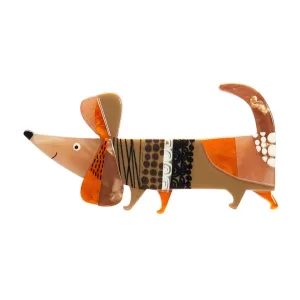 A Dachshund Named Bark Brooch