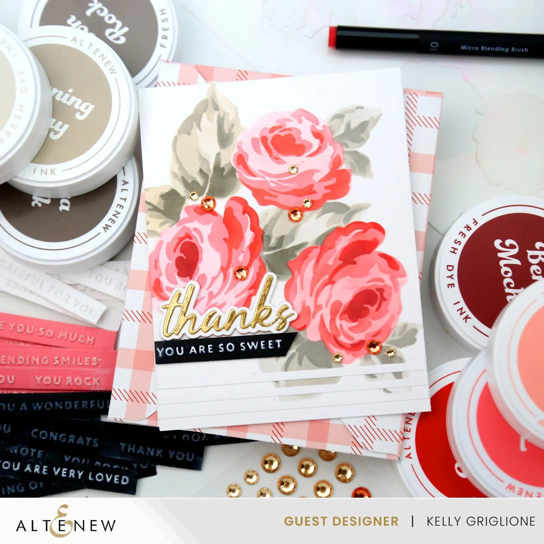 Altenew Tea Party Fresh Dye Ink Pad - Berry Mocha