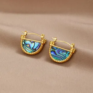 Amalfi Turquoise Shell Earrings