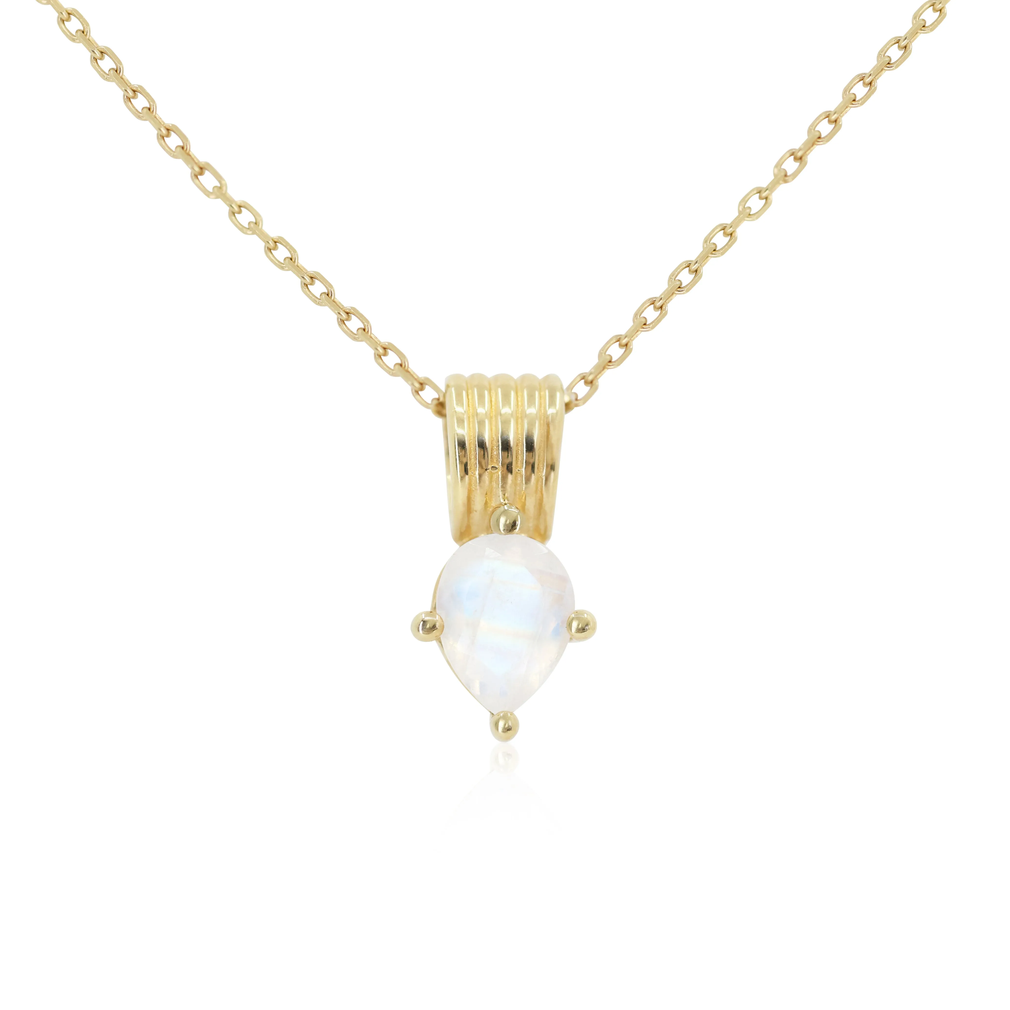 Amie Moonstone Gold Necklace