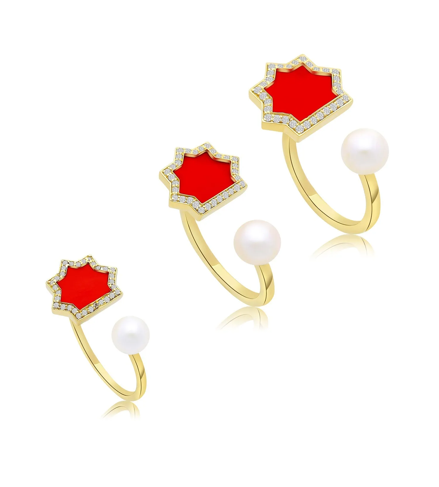 Andalus Mini Coral Ring