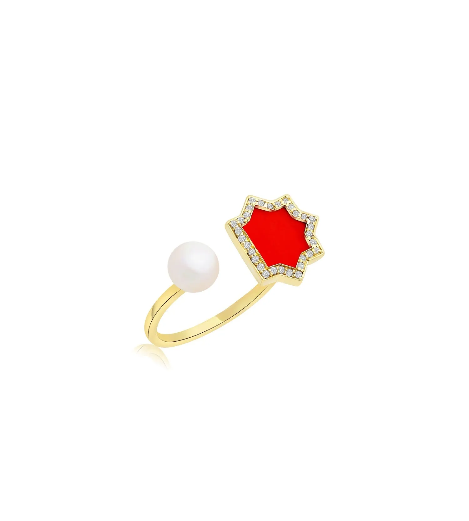 Andalus Mini Coral Ring