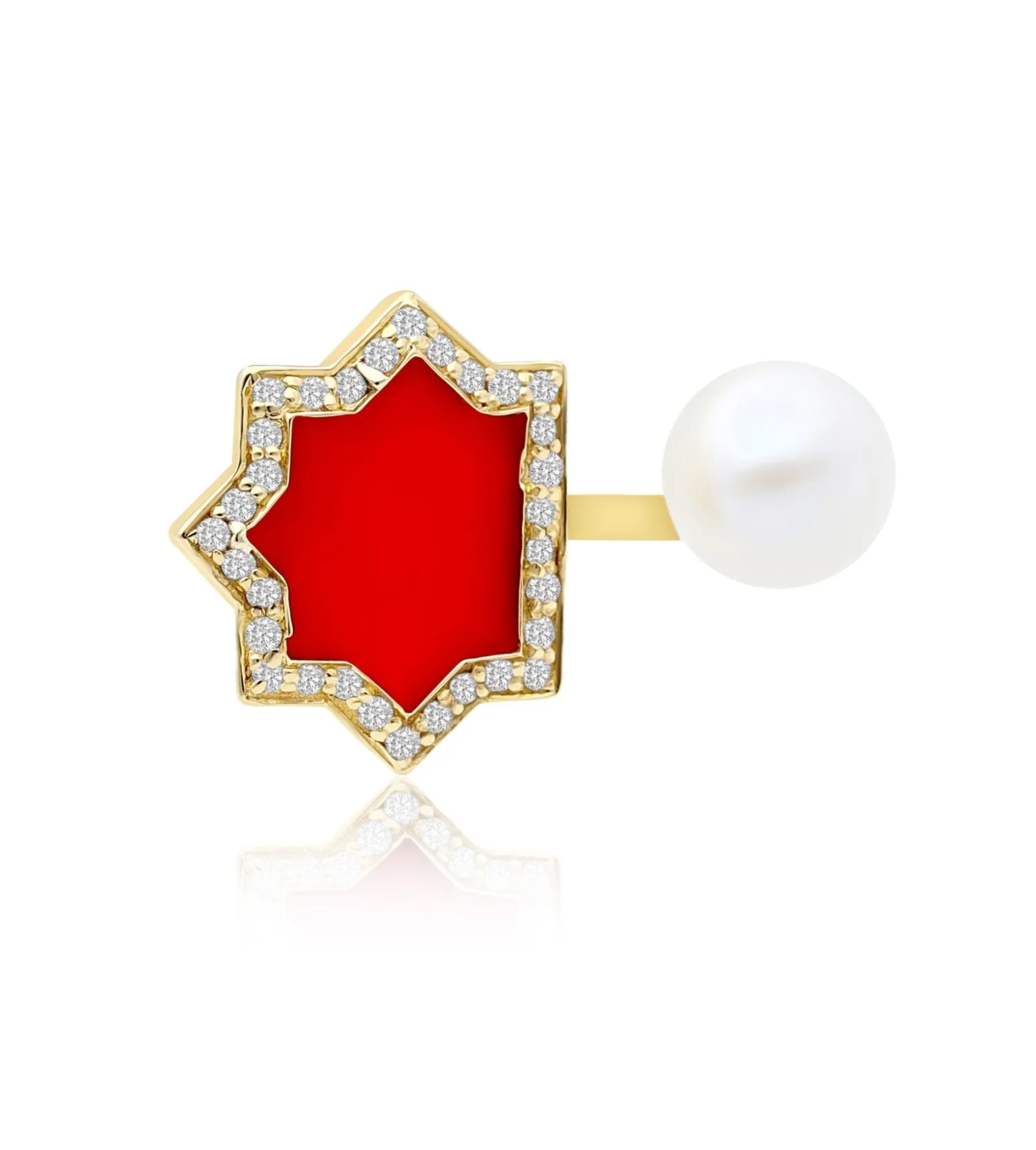 Andalus Mini Coral Ring