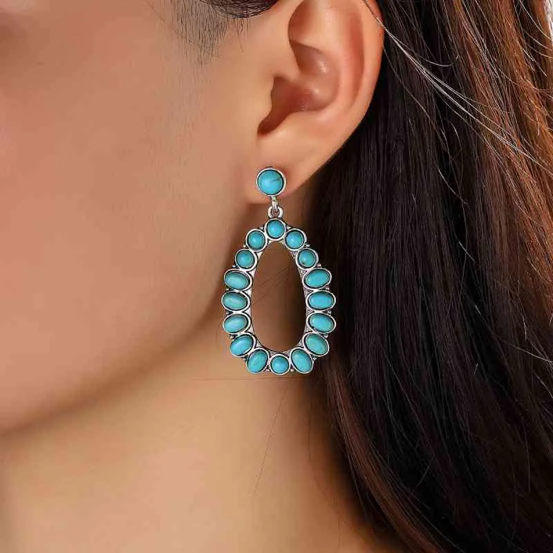 Artificial Turquoise Earrings