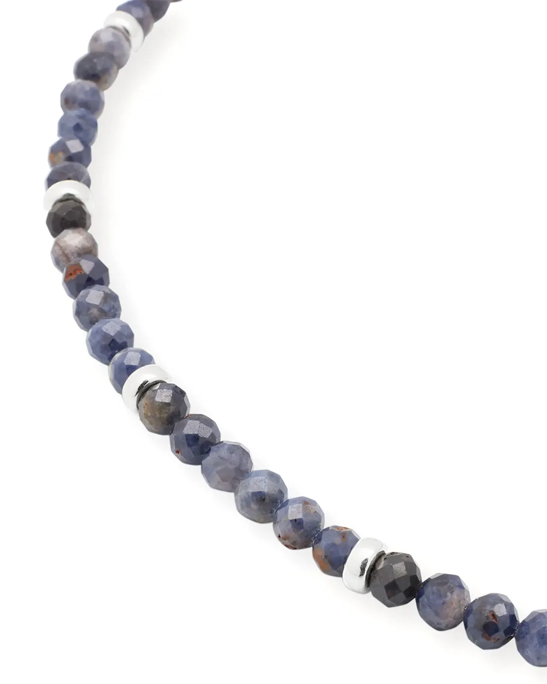 Blue Sapphire Beaded Necklace