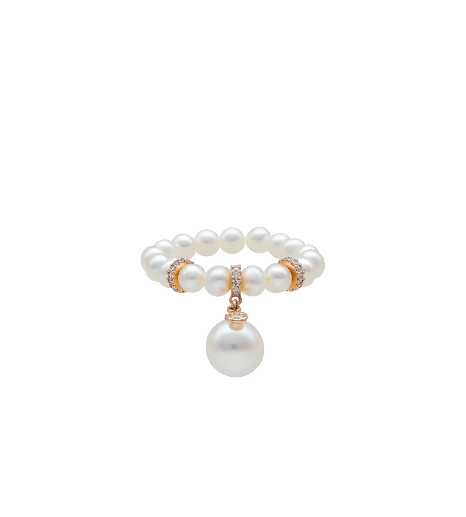 Bonbon perlée pearl ring