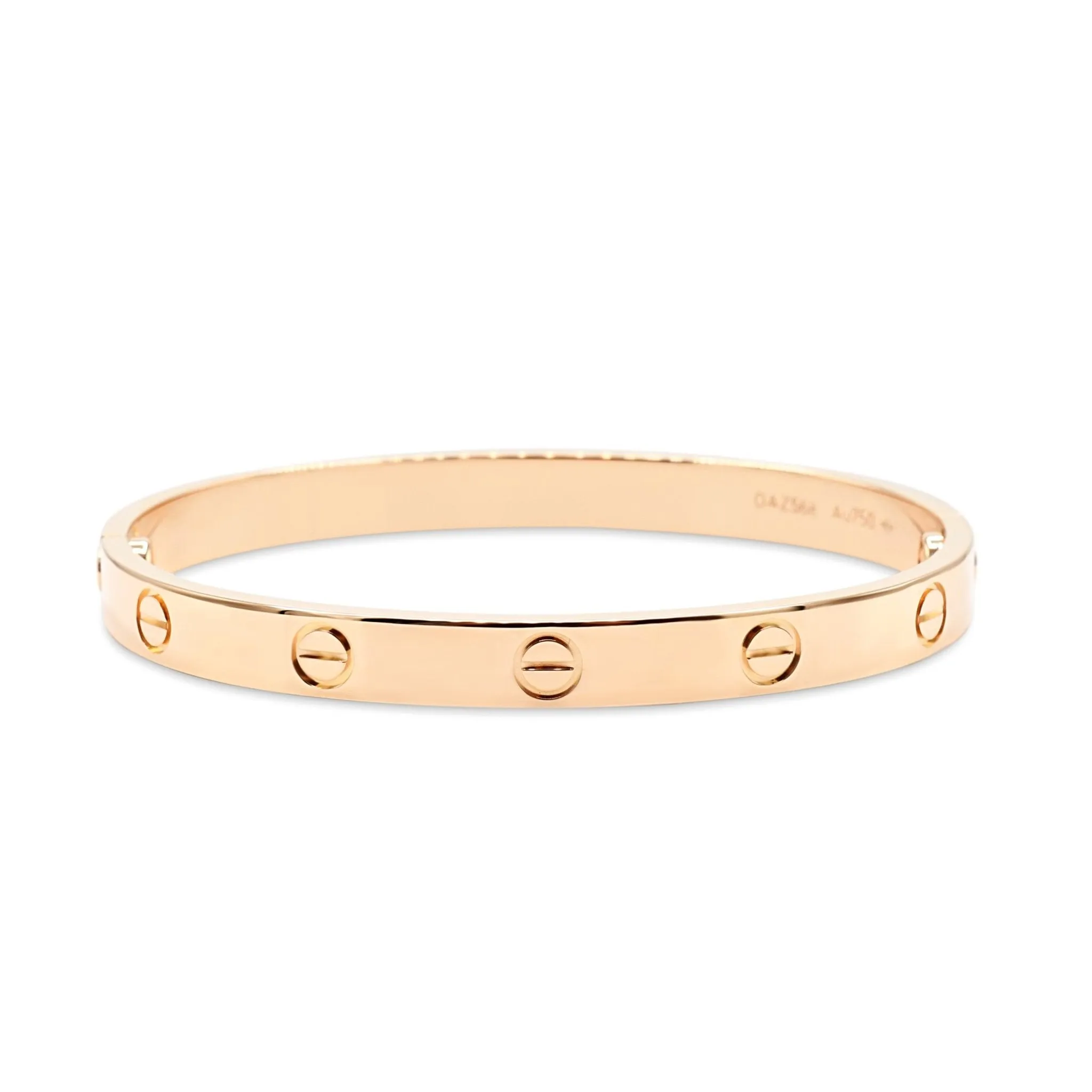 Cartier Love Bangle 18ct Rose Gold - Size 17