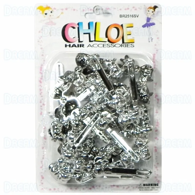 CHLOE BARRETTE #16 CHUBBY RIBBON 24P