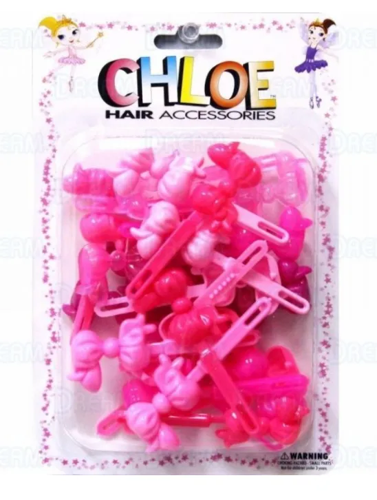 CHLOE BARRETTE #16 CHUBBY RIBBON 24P