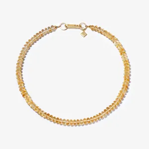 CITRINE CANDY BEAD NECKLACE