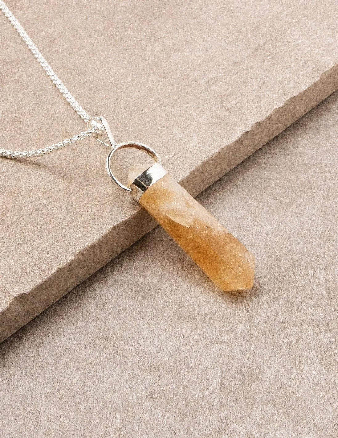 Citrine Pendant Necklace