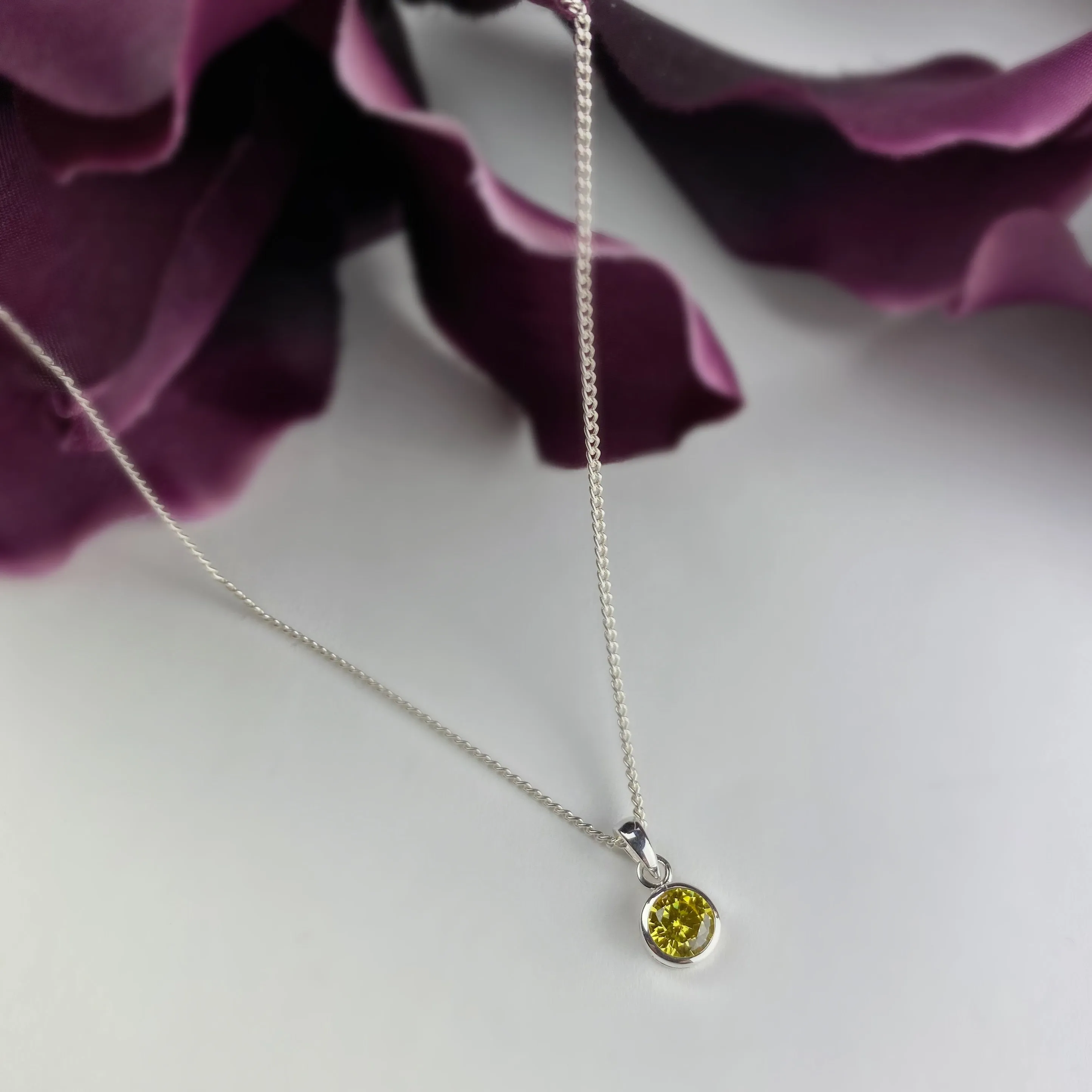 Citrine Sparkle Pendant - SP2921