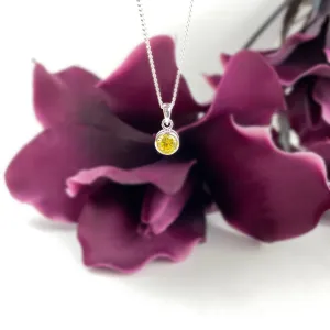 Citrine Sparkle Pendant - SP2921