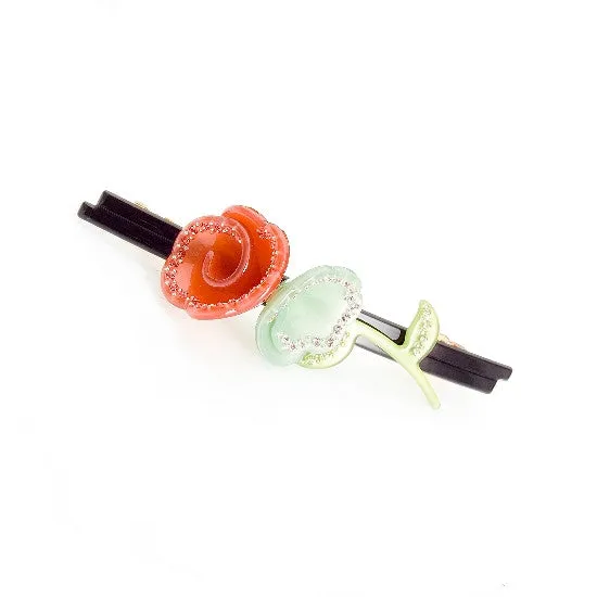 Color Roses Tight Barrette