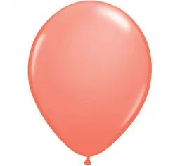 Coral 12cm Mini Balloons - Pack of 5