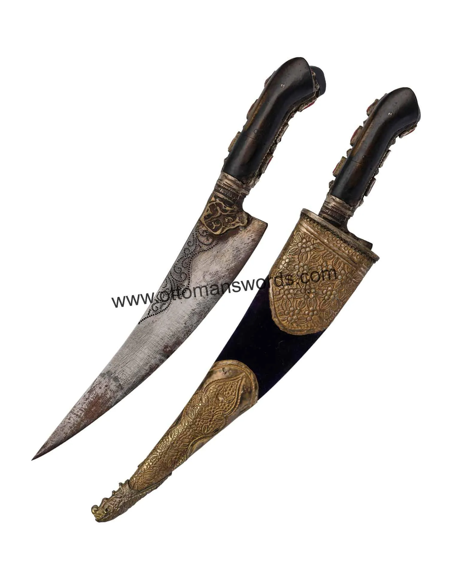 Coral Detailed Ottoman Dagger Sultan