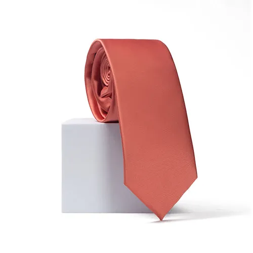 Coral Pink Neck Tie