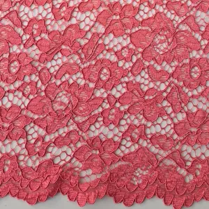 Corded Lace - Coral