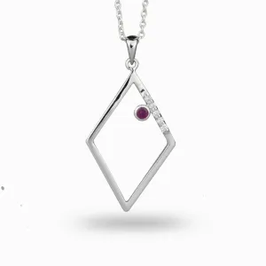 Diamante: Ruby & Diamond Necklace