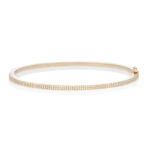 Diamond and Enamel Bangle