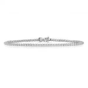 Diamond Jewellery 9ct White Gold Diamond Bracelet BD024W