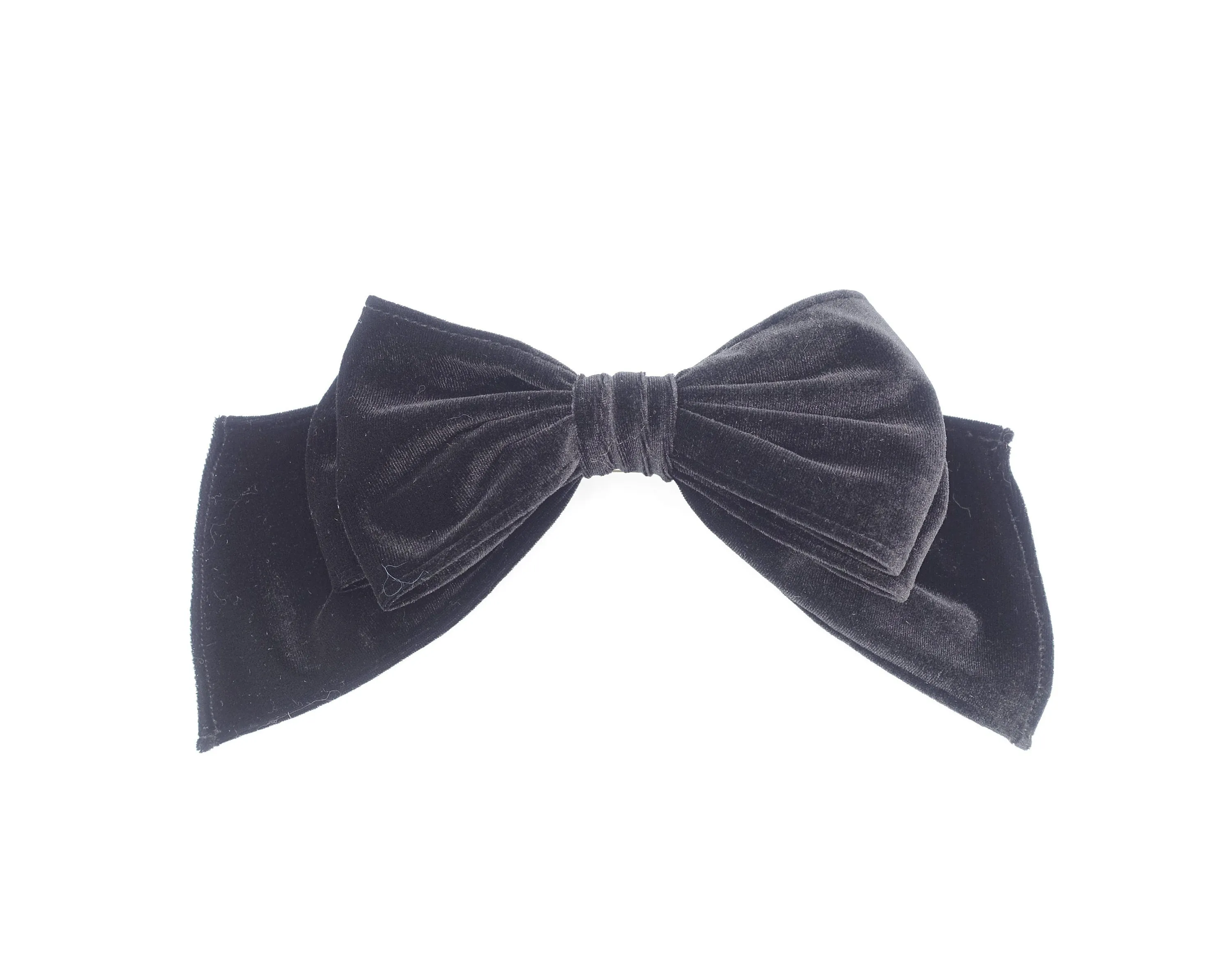 double layered velvet hair bow stylish hair hair accessory for women