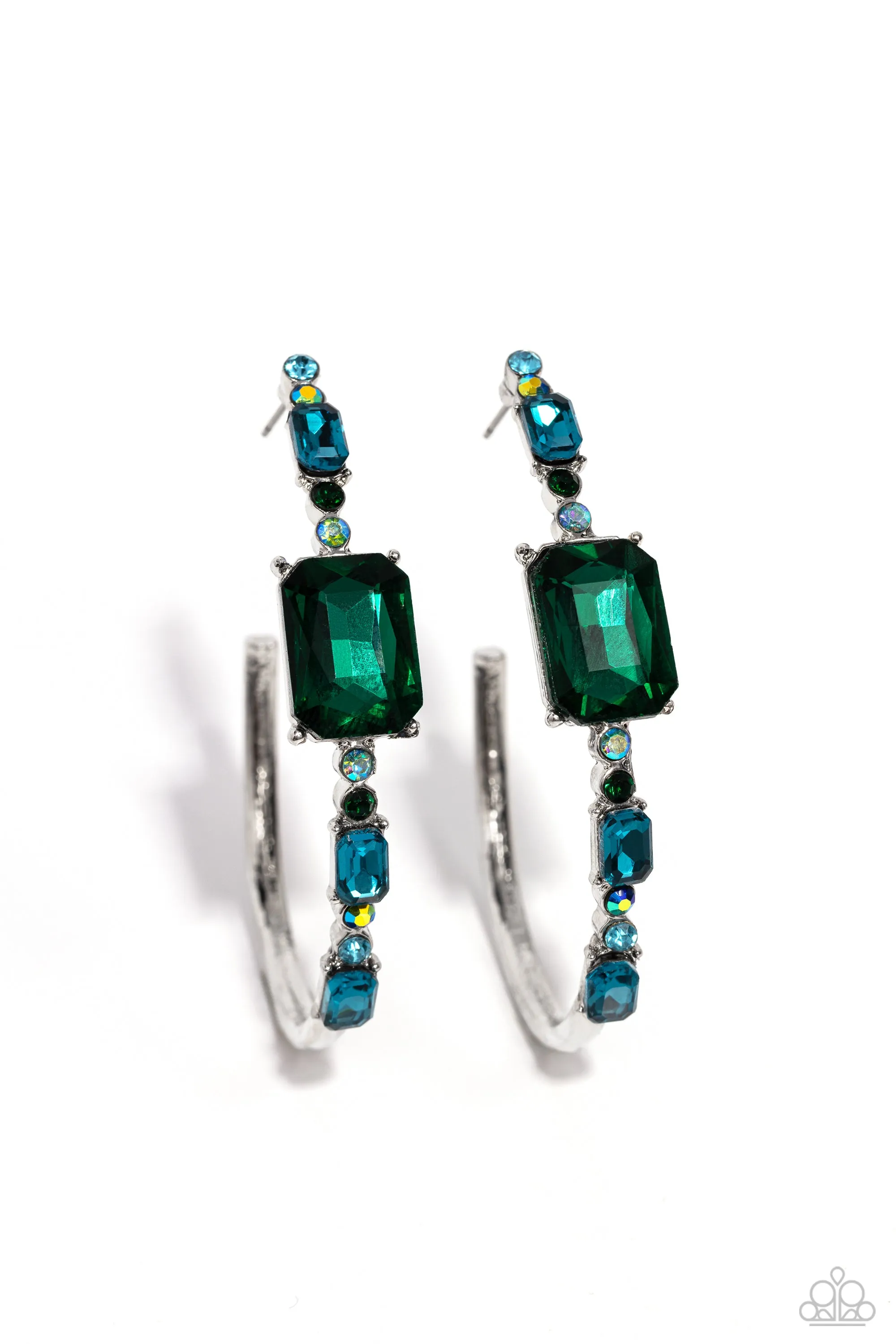 Earrings Elite Ensemble - Green E2197