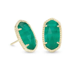 Ellie Gold - Emerald Earring