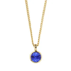 ETTE SHINY GOLD SAPPHIRE NECKLACE