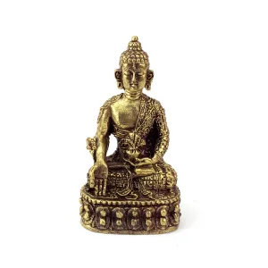 Fair Trade Nepalese Brass Medicine Buddha Statuette