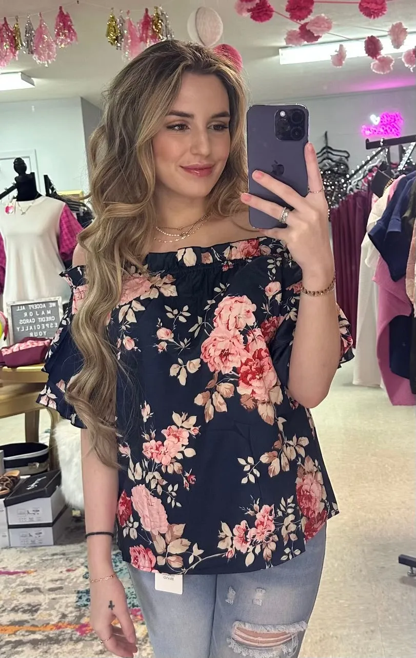 Floral Off the Shoulder