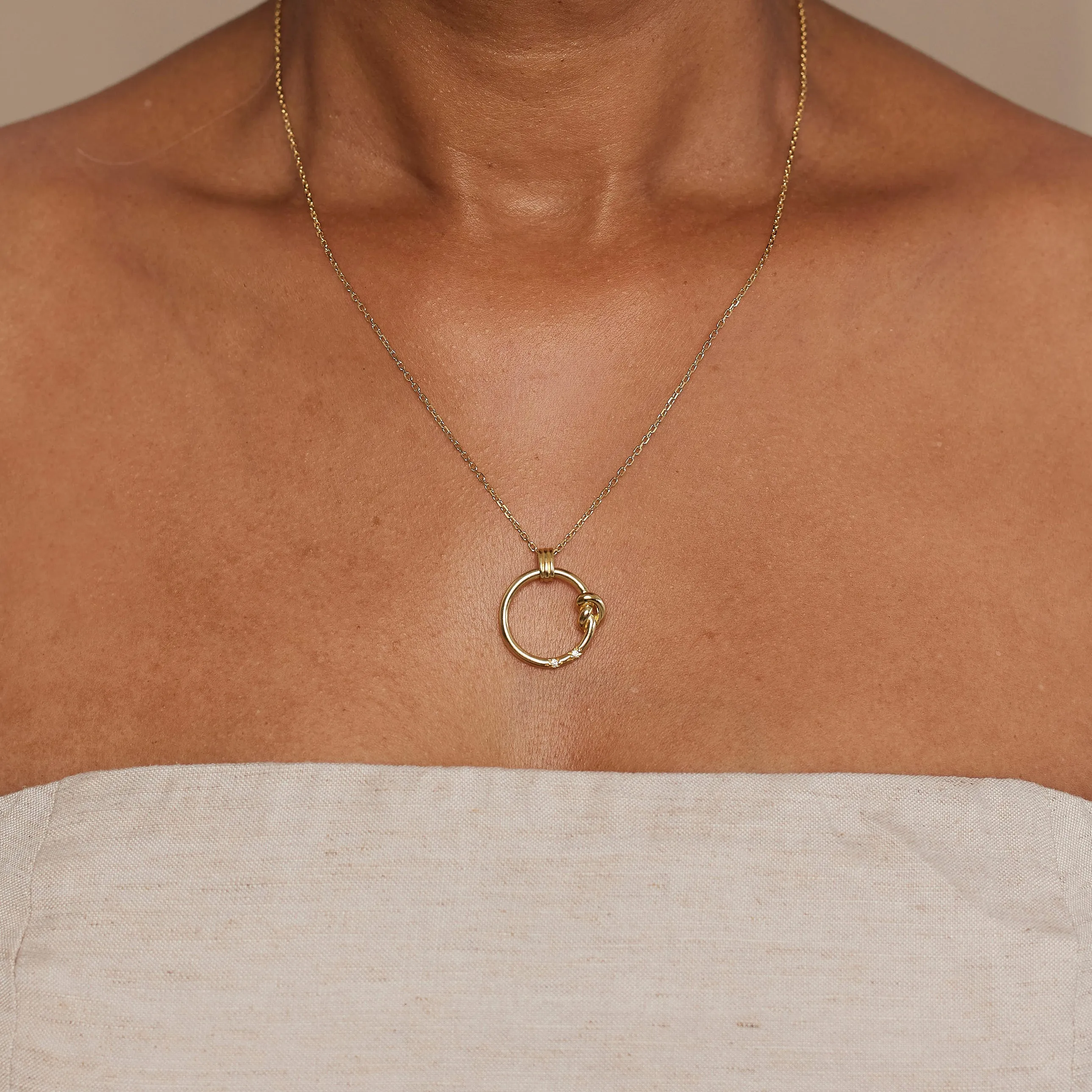 Forever Tied Gold Necklace