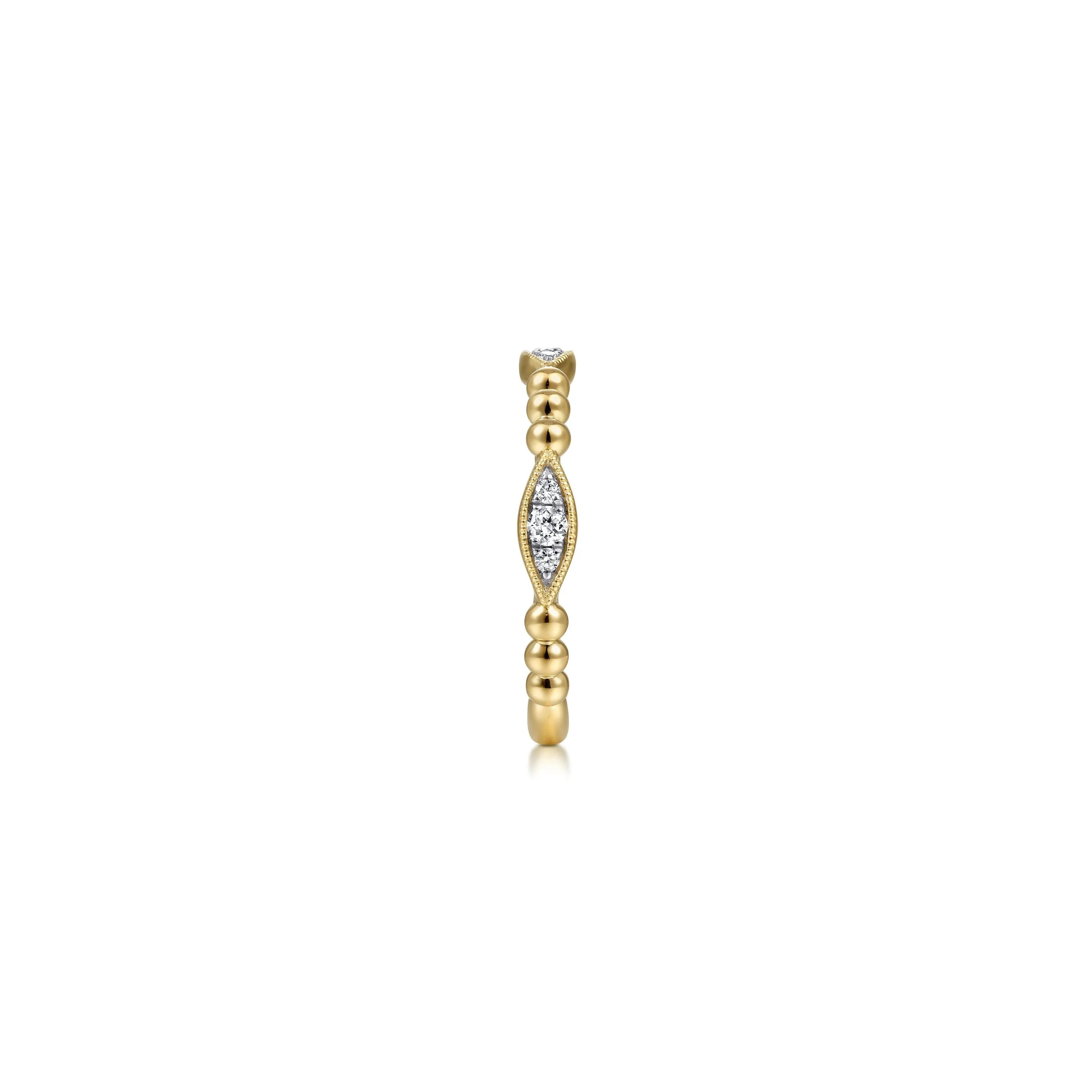 Gabriel & Co. 'Bujukan' Illusion Marquise Diamonds Stackable Ring