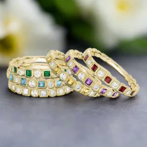 Gemstone Stackable Ring