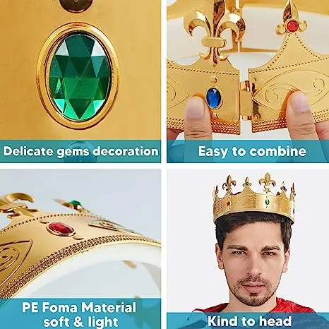 Gold Regal King Crown