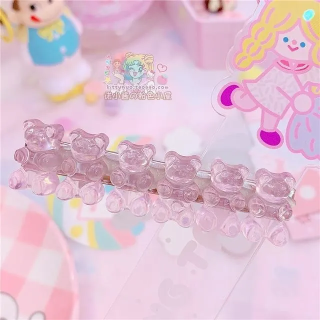 Gummy Bear Hair Clippies