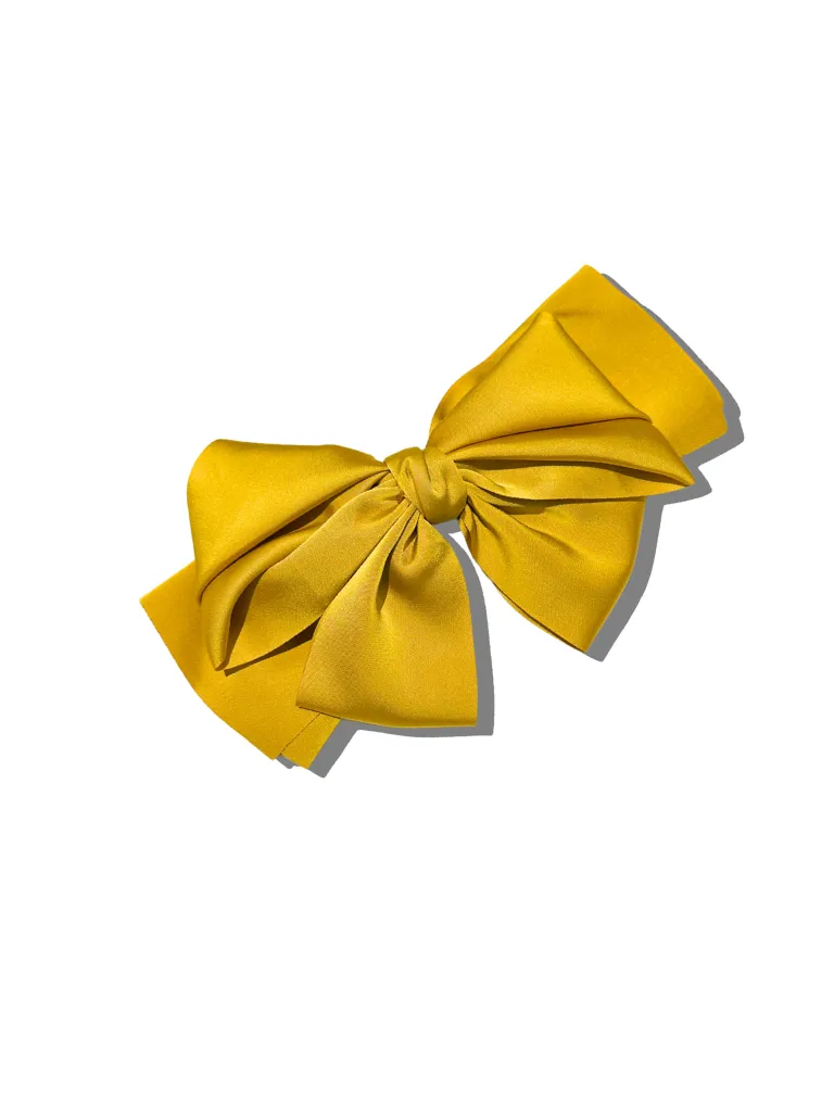 Handmade Satin Bow Hair Clip