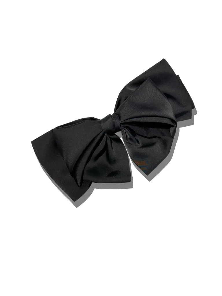 Handmade Satin Bow Hair Clip