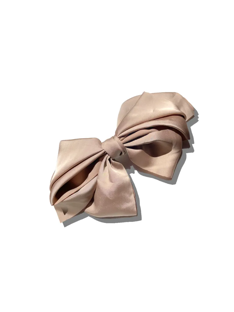 Handmade Satin Bow Hair Clip