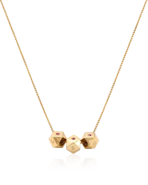 Hedra Necklace - 14K Yellow Gold