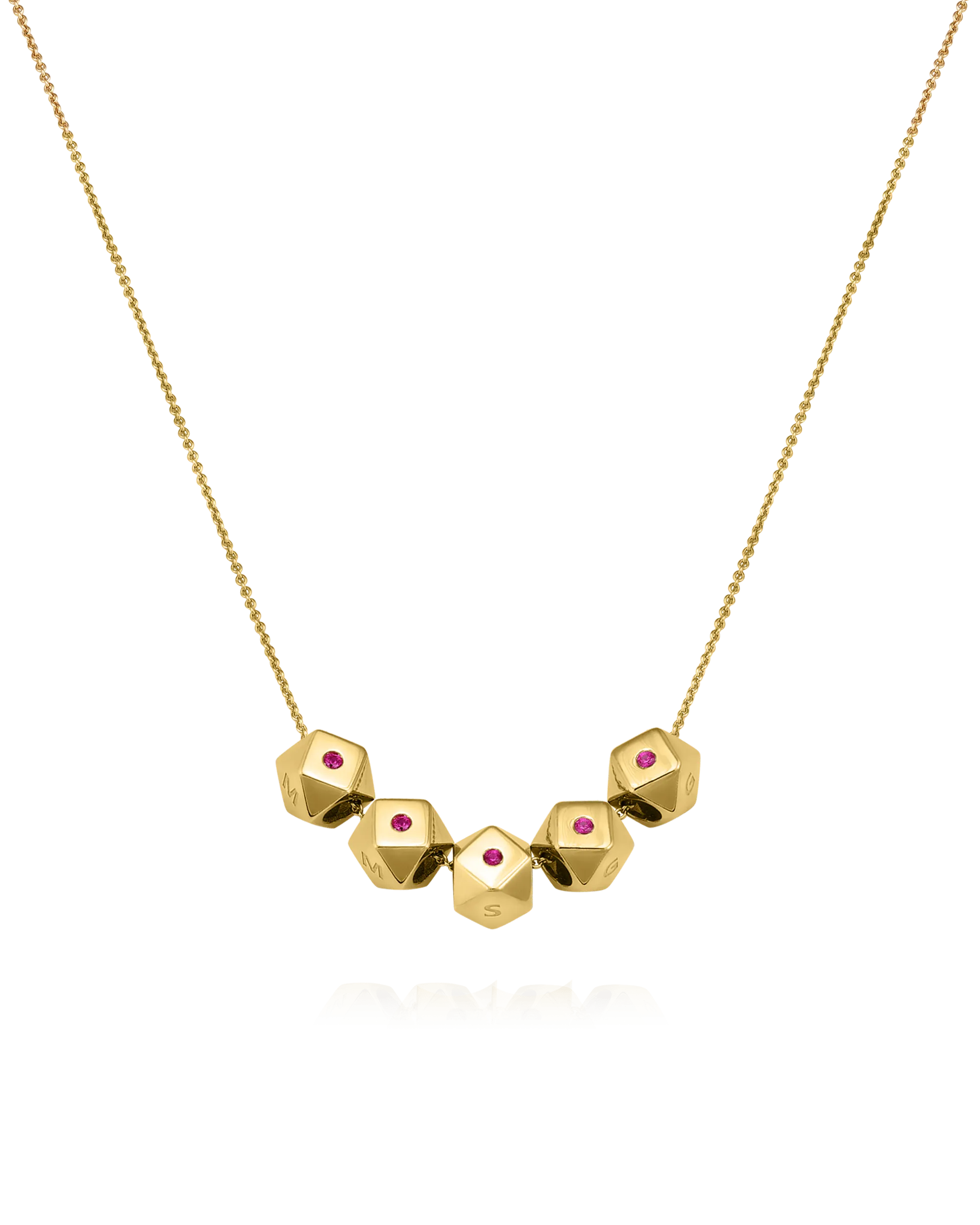 Hedra Necklace - 14K Yellow Gold