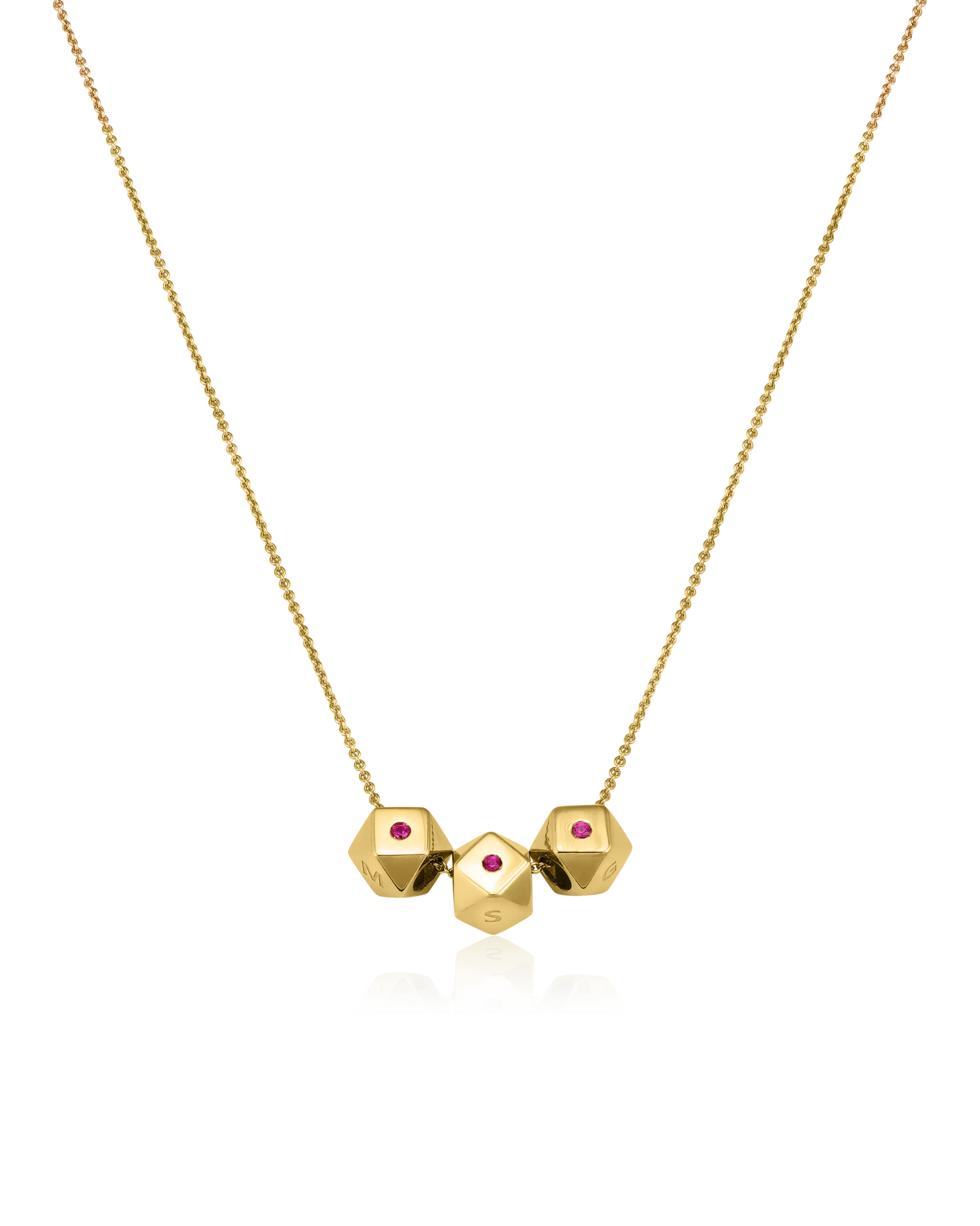 Hedra Necklace - 14K Yellow Gold