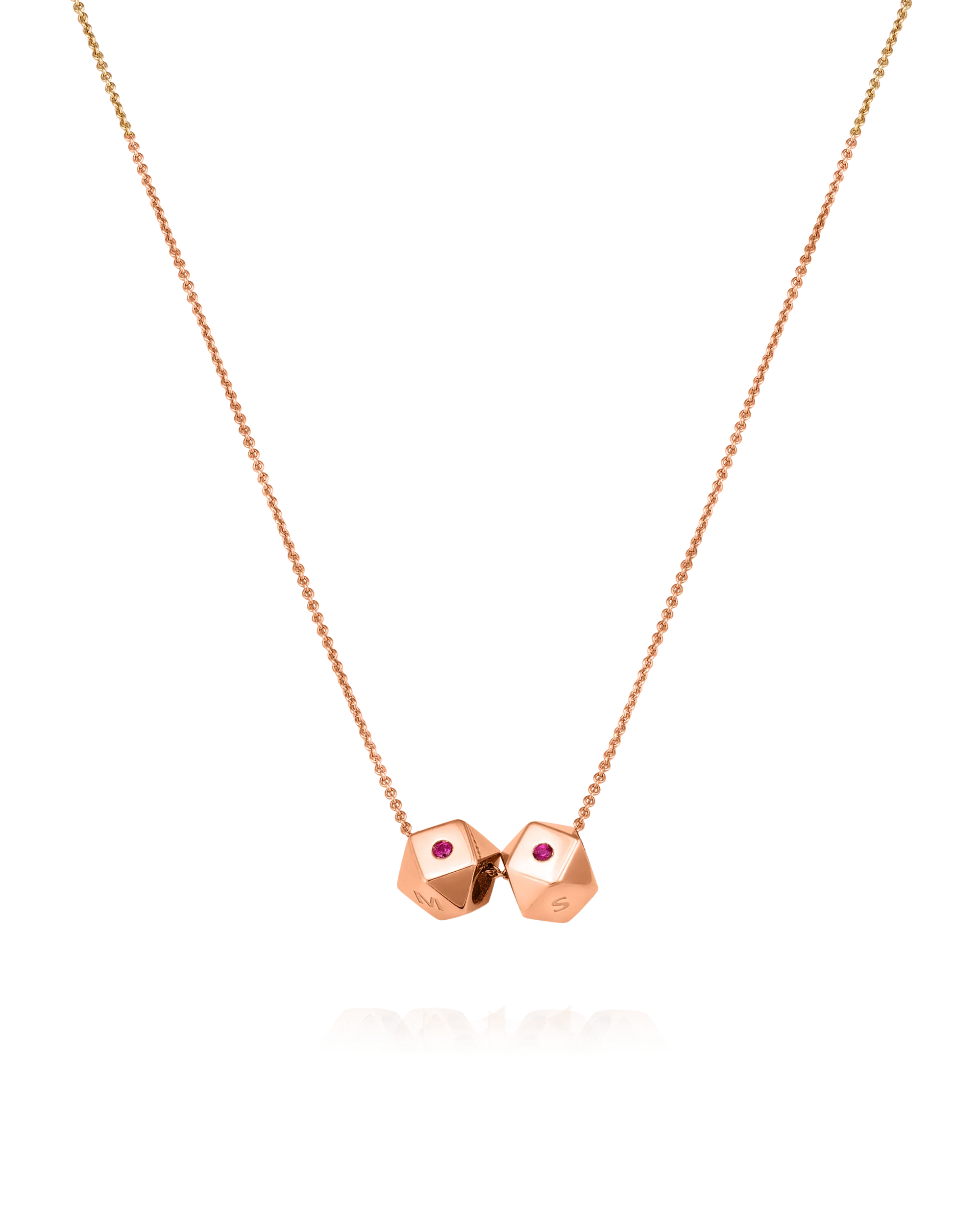 Hedra Necklace - 18K Rose Vermeil